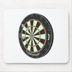 Dartboard & Darts: 3D-Modell: Mousepad