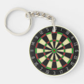 Dartboard - Darts Player's Schlüsselanhänger (Vorderseite)