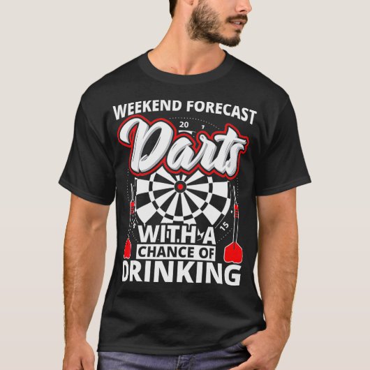 Dartboard - Darts T-Shirt (Vorderseite)