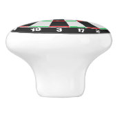 DartBoard Darts Target Practice Board Keramikknauf (Seitenansicht)