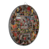 Dartboard Dartscheibe (Vorderseite Links)