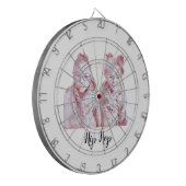 Dartboard Dartscheibe (Vorderseite Links)