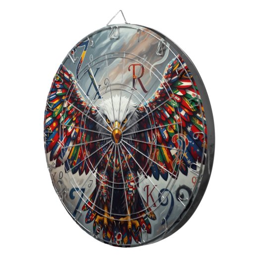 Dartboard Dartscheibe (Vorderseite rechts)