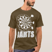 Dartboard Dartsplayer Premium T-Shirt (Vorderseite)