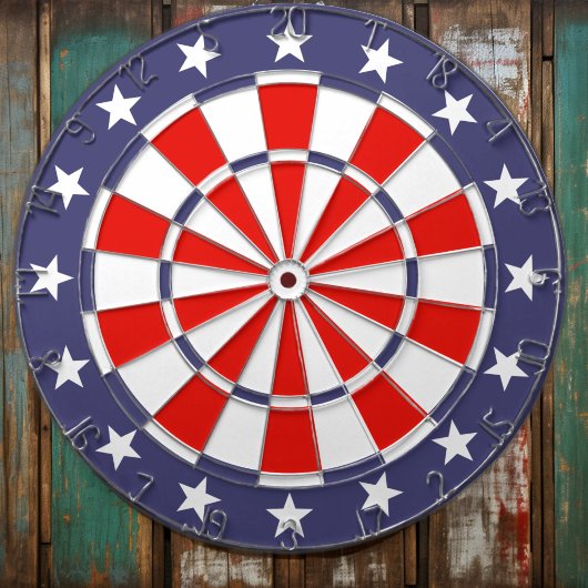Dartboard der amerikanischen Flaggen Dartscheibe