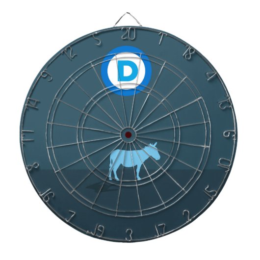 Dartboard der Demokraten für Metallkäfig Dartscheibe (vorne)