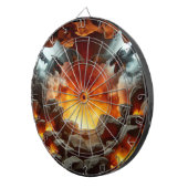 Dartboard der Drachenhöhle Dartscheibe (Vorderseite rechts)
