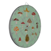 Dartboard der Herbstmuscheln Dartscheibe (Vorderseite Links)