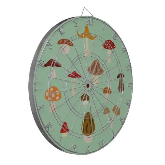 Dartboard der Herbstmuscheln Dartscheibe (Vorderseite Links)