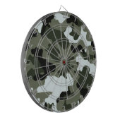Dartboard der militärischen grünen Camouflage. Dartscheibe (Vorderseite Links)