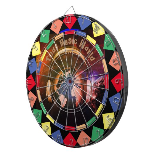 Dartboard der Musikwelt Dartscheibe (Vorderseite rechts)