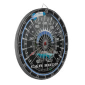 Dartboard der Rocket Car Shop Geofahrer Dartscheibe (Vorderseite Links)