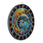 Dartboard der spielerischen Delphine: Game Room St Dartscheibe (Vorderseite Links)