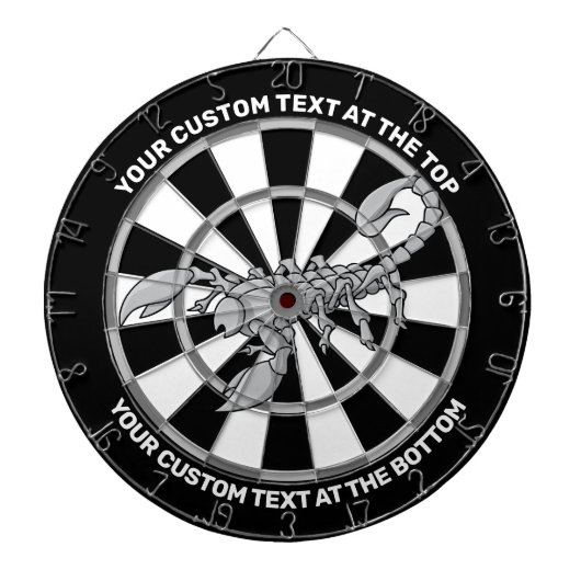 Dartboard des Skorpion-Symbols mit benutzerdefinie Dartscheibe (vorne)