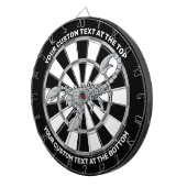 Dartboard des Skorpion-Symbols mit benutzerdefinie Dartscheibe (Vorderseite rechts)