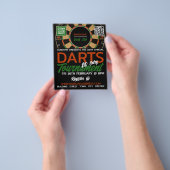Dartboard-Design, Darts-Turnier Flyer (Gruppe)