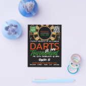 Dartboard-Design, Darts-Turnier Flyer (Einzeln)