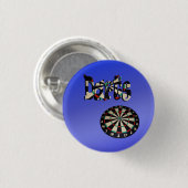 Dartboard-Design für Blue Darts, Button (Vorne & Hinten)