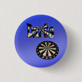 Dartboard-Design für Blue Darts, Button (Vorderseite)