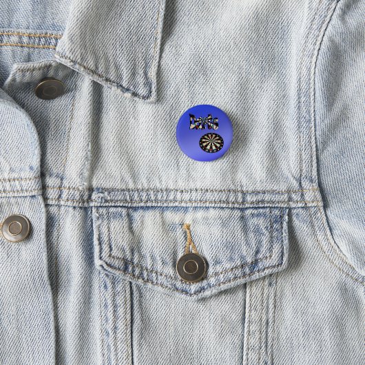 Dartboard-Design für Blue Darts, Button (Beispiel)