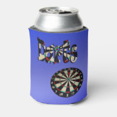 Dartboard-Design für Blue Darts, Dosenkühler (Kanne Rückseite)