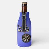 Dartboard-Design für Blue Darts, Flaschenkühler (Flasche Rückseite)