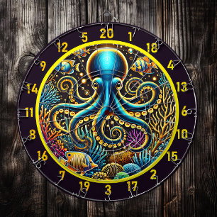 Dartboard-Design von Octopus Reef Dartscheibe