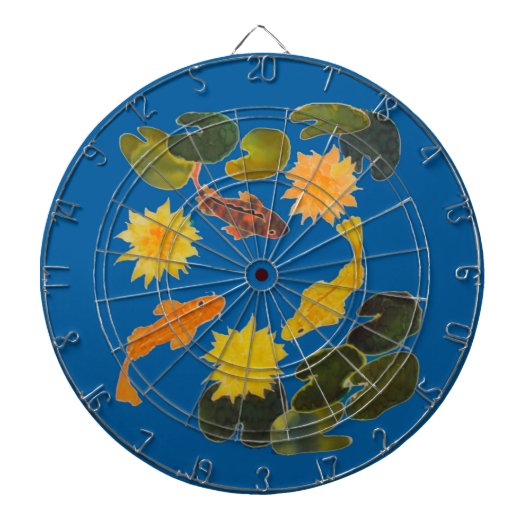 Dartboard - Fischteich Dartscheibe (vorne)