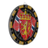 Dartboard & Flag Darts / Game Board Dartscheibe (Vorderseite Links)