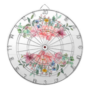 Dartboard Floral Blume Dartscheibe