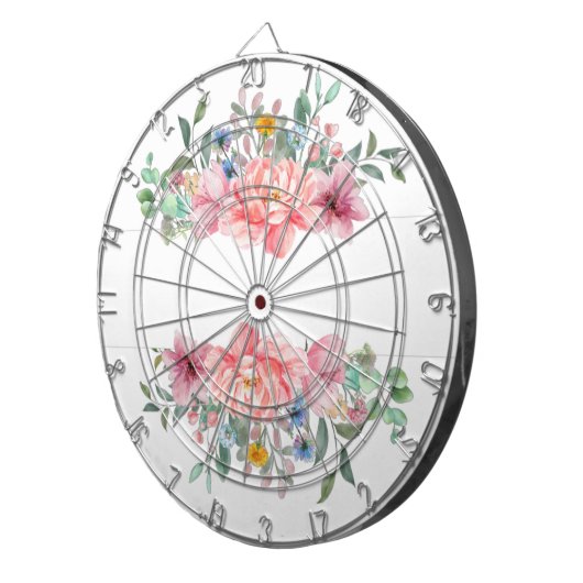 Dartboard Floral Blume Dartscheibe (Vorderseite rechts)
