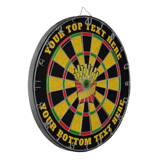 Dartboard Französisch mit benutzerdefiniertem Text Dartscheibe (Vorderseite Links)