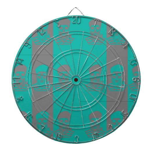 Dartboard für abstrakte Sailor Skull Dartscheibe (vorne)