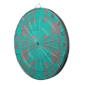 Dartboard für abstrakte Sailor Skull Dartscheibe (Vorderseite rechts)
