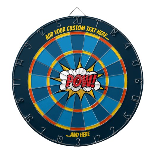 Dartboard für den Sound des Comic mit benutzerdefi Dartscheibe (vorne)