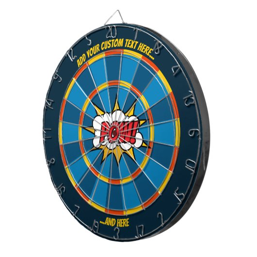 Dartboard für den Sound des Comic mit benutzerdefi Dartscheibe (Vorderseite rechts)
