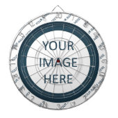 Dartboard für druckbare Kreationen Dartscheibe (vorne)