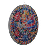 Dartboard für mysisch-orientalisches Totem Dartscheibe (Vorderseite Links)