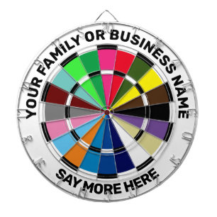 Dartboard für personalisierte Racing-Farben Dartscheibe