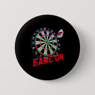 Dartboard Game On - Rotes und grünes Tank Top  Button