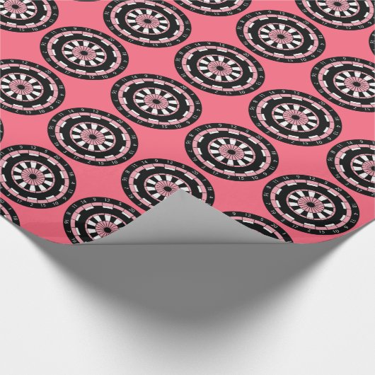 Dartboard Geschenkpapier (Ecke)
