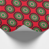 Dartboard Geschenkpapier (Ecke)