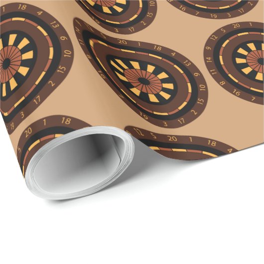 Dartboard Geschenkpapier (Rolleneckpunkt)