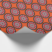 Dartboard Geschenkpapier (Ecke)