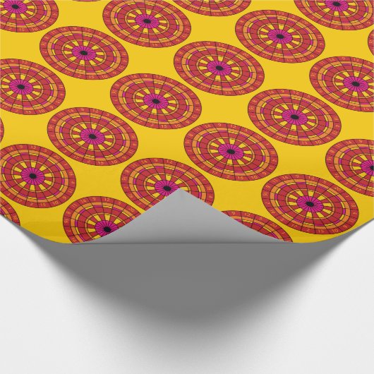 Dartboard Geschenkpapier (Ecke)