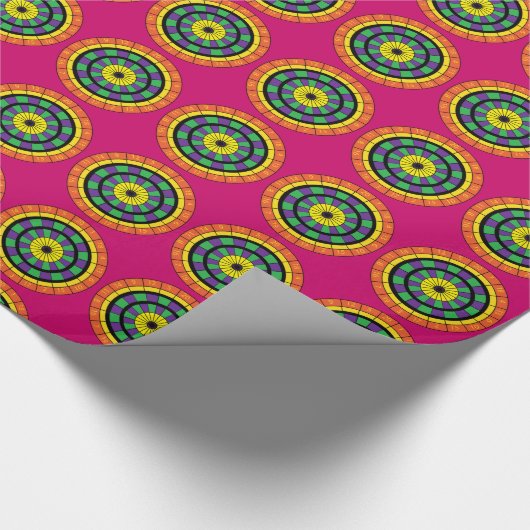 Dartboard Geschenkpapier (Ecke)