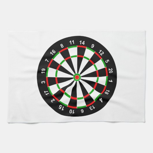 Dartboard Geschirrtuch (Horizontal)