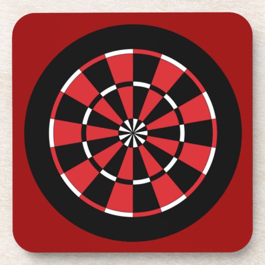 Dartboard Getränkeuntersetzer (Vorderseite)