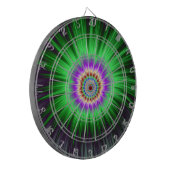 Dartboard Green Star Burst Dartscheibe (Vorderseite Links)