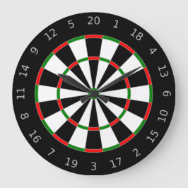 Dartboard Große Wanduhr